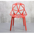 Muebles de réplica de alta calidad una silla de aluminio al aire libre